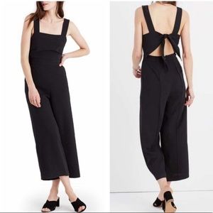 Apron Bow-Back Jumpsuit